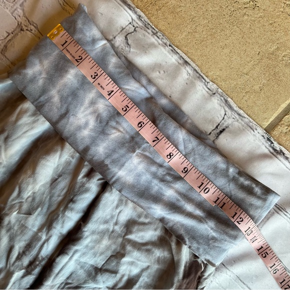 Splendid Long Folded Waist Tie Dye Skirt XS Blue & Brown - Picture 2 of 8